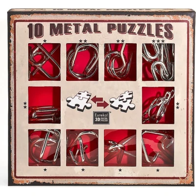 Afbeelding van Eureka Breinpuzzelset Rood, 10st.