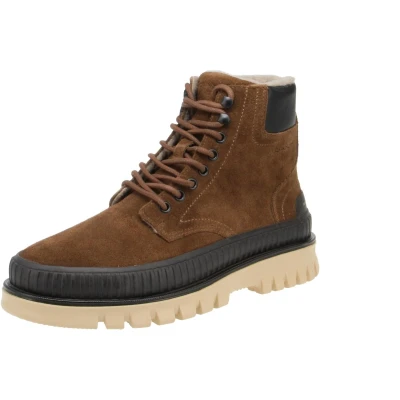 Afbeelding van GANT Nebrada Veterboots, Heren, Maat: 42, Tobacco brown Veloursleer
