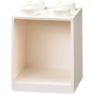 Afbeelding van Plank Lego Iconic Brick 4 Knoppen Wit