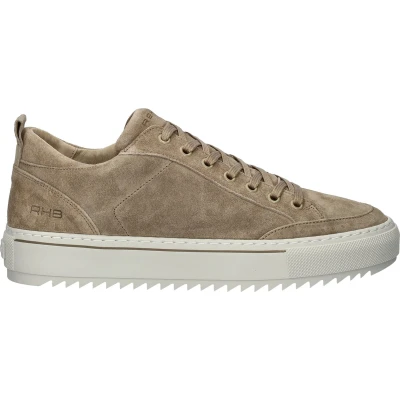 Afbeelding van Rehab Crash Sneakers laag, Heren, Maat: 41, Beige Veloursleer