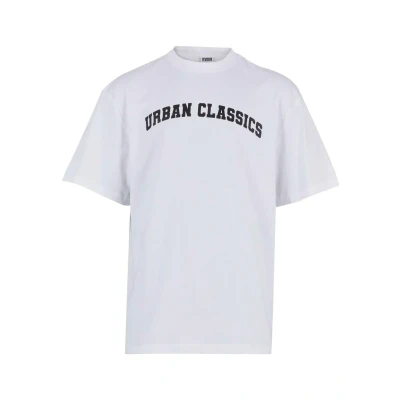 Afbeelding van Urban Classics College TEE Tshirt print, Heren, Maat: 4XL, White