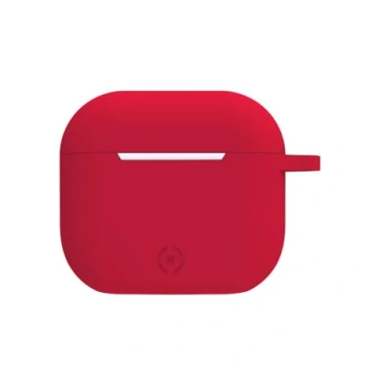 Afbeelding van Protective Case Celly AIRPODS 3 GEN Headphones Red Silicone