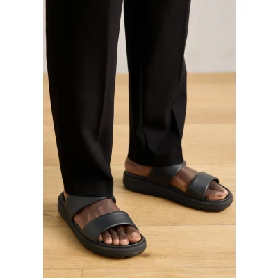 Afbeelding van Geox Spherica Muiltjes, Heren, Maat: 40, Black Leer