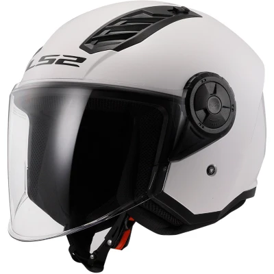 Afbeelding van LS2 Helm Airflow II Solid OF616 wit maat M