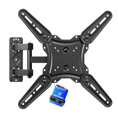Afbeelding van GRIFEMA GB1010 TV muurbeugel voor 66 165 cm (26 65 inch), kantelbaar, uitschuifbaar, max. VESA mount 400 x mm, tot 35 kg, universele muurbeugel, veelzijdig, eenvoudige installatie