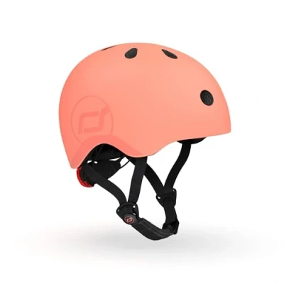 Afbeelding van Scoot and Ride Peach Maat S M Kinderhelm SR 96363