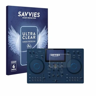 Afbeelding van Savvies Screenprotector voor AlphaTheta OMNIS Duo (Jog) Folie Beschermfolie transparant (6 Stuks)