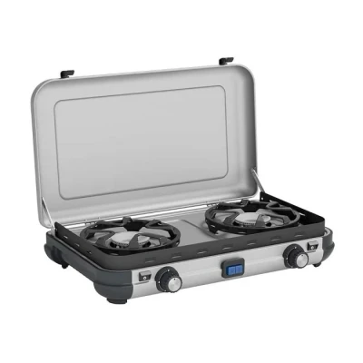 Afbeelding van Campingaz Camping Kitchen Maxi R 2 pits Kooktoestel Grijs Gaskooktoestel Opbouw