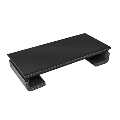 Afbeelding van LogiLink Ergonomische tv monitorverhoging met 3 x USB poorten, max. belasting 25 kg, lengte = 42 52 cm