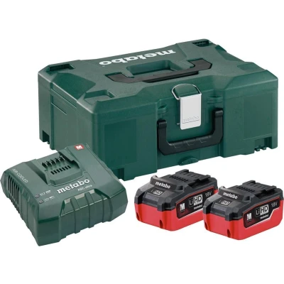 Afbeelding van Metabo Basis set 2 X LiHD 5.5 Ah + Metabox 145 685077000