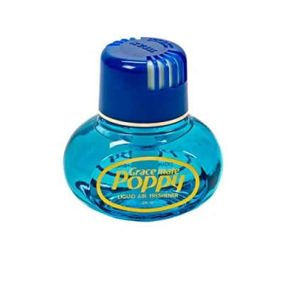Afbeelding van Luchtverfrisser Poppy, met kleefpad, geurinhoud 150 ml, kamergeur, vrachtwagen, auto, boot, camper, kantoor, geurfresie