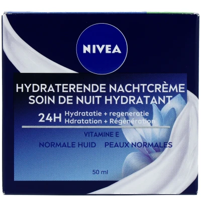 Afbeelding van Nivea Essentials Hydraterende Nachtcrème Normale Huid 50ML