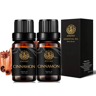 Afbeelding van aromatherapie kaneel etherische olie set voor zeepbereiding, 2*10ml 100% pure diffuser, DIY oliebranders