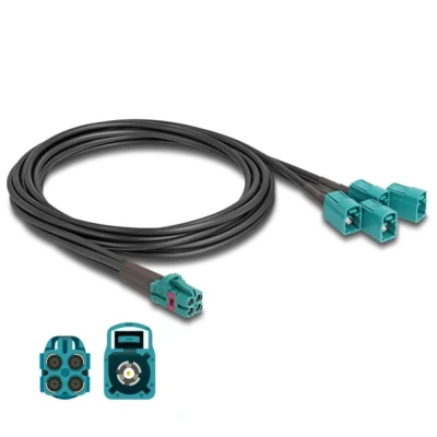 Afbeelding van Delock Kabel Mini FAKRA Z Buchse quad zu 4 x B Typ HQ