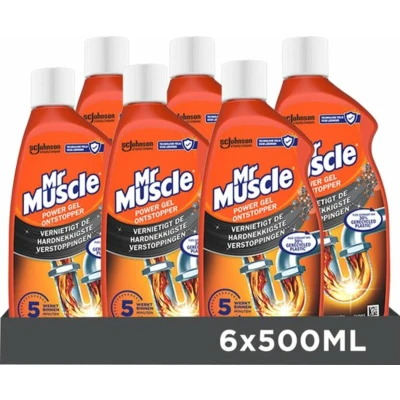 Afbeelding van Mr. Muscle Ontstopper 6x500ml
