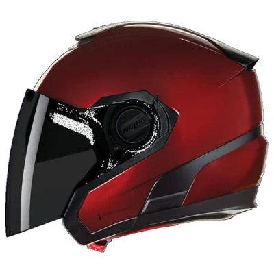 Afbeelding van Nolan N40 5 06 Classico Nobile N Com Jet Helm, rood, afmeting XS voor man