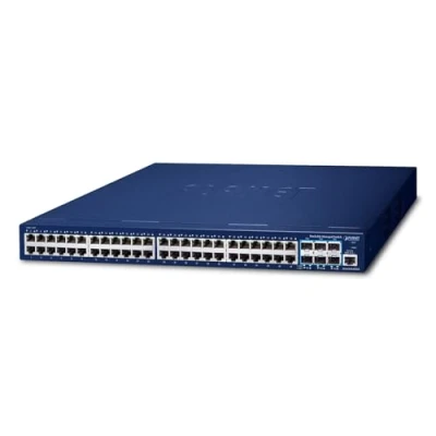 Afbeelding van Planet L3 48 poort GE + 6 SFP+ SGS 6310 48T6X (48 Havens), Netwerkschakelaar, Blauw