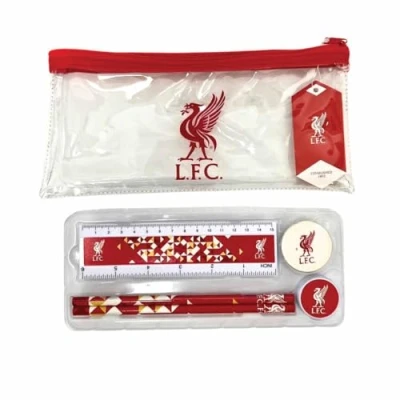 Afbeelding van Liverpool FC Etui set liniaal 2 potloden gum puntenslijper