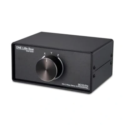 Afbeelding van Nobsound 1 IN 3 OUT XLR Audio Switch; Balanced Converter; weg Stereo Passieve Selector Schakelaar (MC103 Pro Out)
