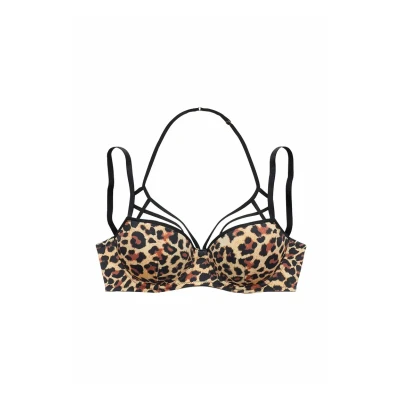 Afbeelding van petite fleur gold Bh met steuncups in verleidelijke bandjes look
