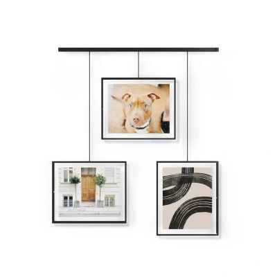 Afbeelding van Umbra Collagelijst Exhibit Set Van 3 Voor 20x25cm Zwart 42x77cm