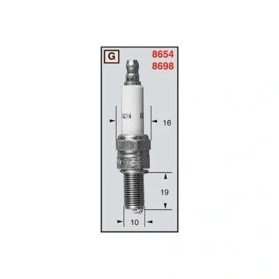 Afbeelding van Champion Bougie RG4PHP OE122