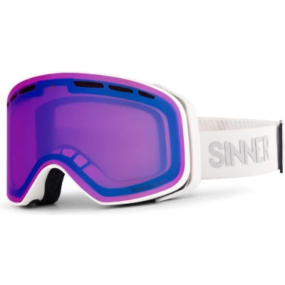 Afbeelding van Sinner Olympia+ Skibril 2024 Wit Categorie 2