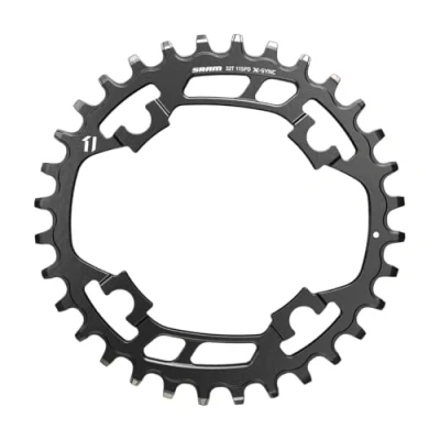 Afbeelding van Tandwiel sram x sync staal 11 speed 32 tands steek 94 ZWART