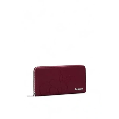 Afbeelding van Desigual Dames Accessoires PU Long Bi Fold Wallet, RED, rood, 24.5 EU