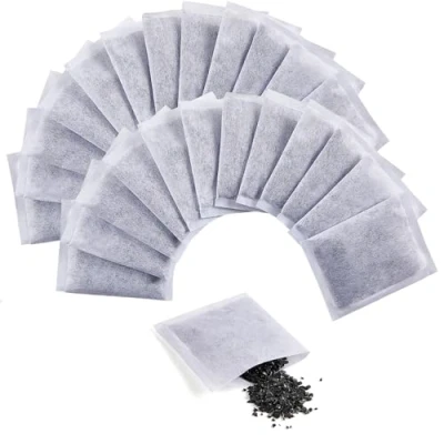 Afbeelding van Hopeas 24 stuks Actieve koolstoffilters, Kool Distillatiefilters, Waterfilters Vervanging, Geactiveerde Koolstoffilters voor Waterdestilleerapparaat
