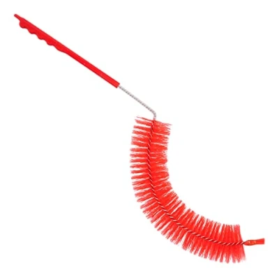 Afbeelding van Browin 352102 Borstel voor het reinigen van demijohns, laarzen, nylon, rood, grote curve