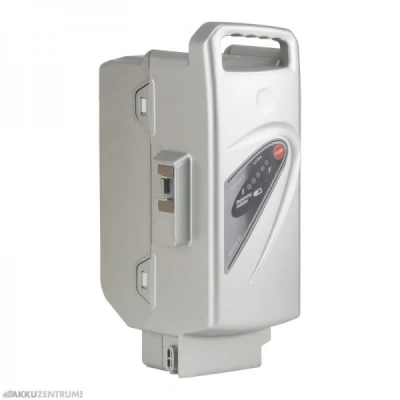 Afbeelding van E bike accu Maratron vervangende voor Panasonic 26V / 18Ah zilver zitbuis