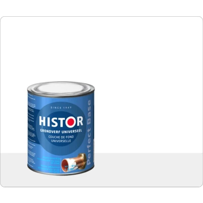 Afbeelding van histor perfect base grondverf universeel wit 0.75 ltr