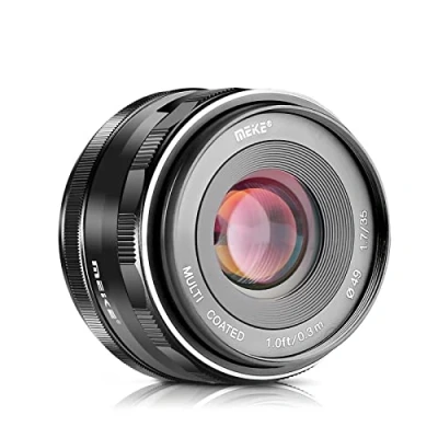 Afbeelding van Meike 35mm f1.7 groot diafragma handmatige focus APSC lens compatibel met Fujifilm X Mount spiegelloze camera T3 H1 Pro2 E3 T1 T2 T4 T5 T10 T20 T200 A2 E2 E1 X30 X70 A1