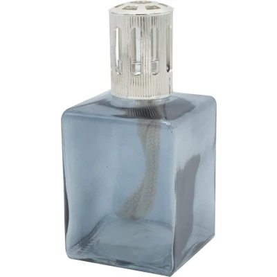 Afbeelding van Scentchips Geurverstuiver Square Scentoil Lamp Glas Blauw Smoke 10x10x16cm