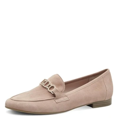 Afbeelding van Marco Tozzi Instappers, Dames, Maat: 42, Light pink Leer