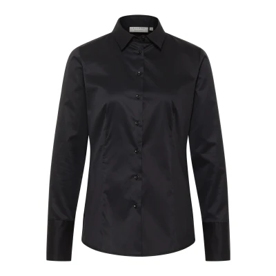 Afbeelding van Eterna Cover Shirt Regular FIT Overhemdblouse, Dames, Maat: 38, Schwarz