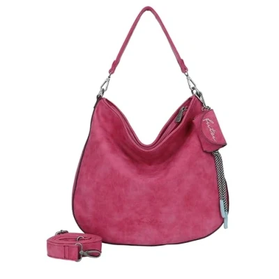 Afbeelding van Fritzi aus Preußen Schoudertas Bitzi07 Jive Hobo Bag Berry Pink (rood)paars