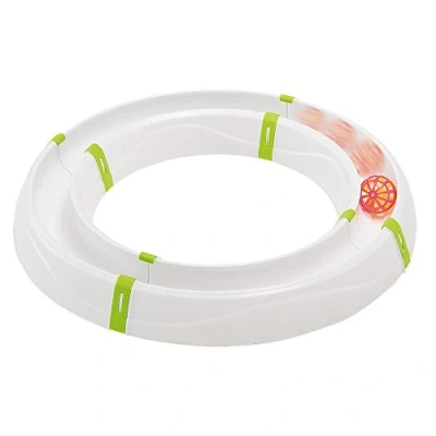 Afbeelding van Ferplast Kattenspeelgoed circuit Magic Circle met modulaire route wit