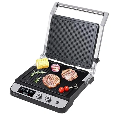 Afbeelding van Adler AD 3059 2 in 1 Elektrische Grill LED 2000 Watt