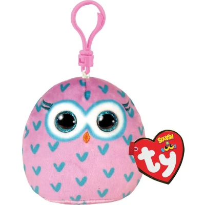Afbeelding van Ty Squish a Boo Clips Winks Owl 8cm