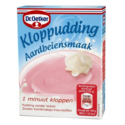 Afbeelding van Dr. Oetker Kloppudding Aardbei 74g