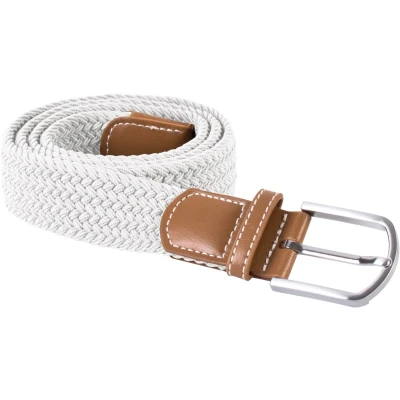 Afbeelding van K up Elastische gevlochten riem KP805 White