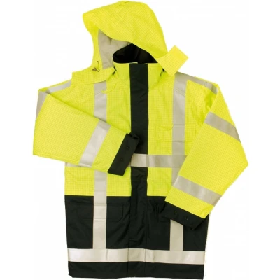 Afbeelding van SafeWorker Humber Parka En471 Rws Fr/as P Ol/car FLUOR GEEL/MARINE, S
