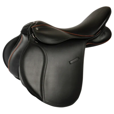 Afbeelding van Harry&#039;s Horse Zadel switch VZH 15&quot; glad Wide Zwart