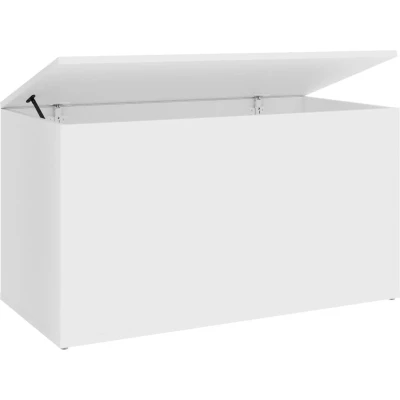 Afbeelding van vidaXL Opbergkist 84x42x46 cm bewerkt hout wit