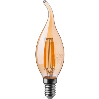 Afbeelding van V TAC 217114 LED lamp Energielabel F (A G) E14 Kaars windlicht 4.00 W Warmwit (Ø x h) 35 mm 118 1 stuk(s)