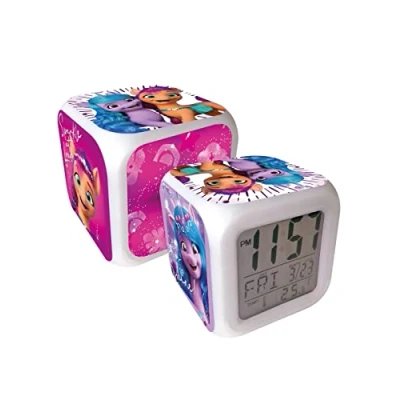 Afbeelding van My Little Pony The Movie 2 kubuswekker 8x8x8 cm