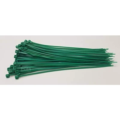 Afbeelding van PC24 Shop &amp; Service Kabelbinders, 200 mm, groen, 100 stuks