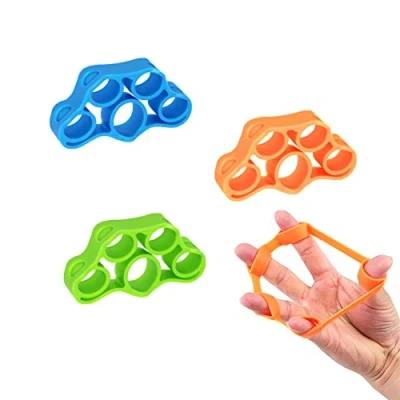 Afbeelding van CORTNEY Handgreepversterker (3 stuks), onderarmsporter, handversterker, vingerverlengingsbanden voor spiertraining, sport, stressverlichting, krachtverhoging, rotsklimmen en letselherstel